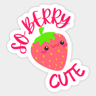 So Berry Cute ! Sticker